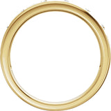 14K Gold Round Lab-Grown Diamond Anniversary Band - 1/5 CTW - Yellow Gold - view 7
