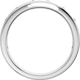 14K Gold Round Lab-Grown Diamond Anniversary Band - 1/5 CTW - White Gold - view 7