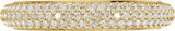 14K Gold Round Lab-Grown Diamond Pavé-Style Anniversary Band - 9/10 CTW - Yellow Gold - view 3
