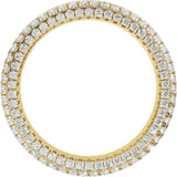 14K Gold Round Lab-Grown Diamond Eternity Band - 1.1mm Stones - Yellow Gold - view 7
