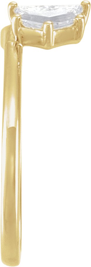 14K Gold Cadillac Lab-Grown Diamond Wrap-Style Ring Enhancer - 1/2 CTW - Yellow Gold - view 3