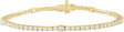 14K Gold Round Lab-Grown Diamond Line Bracelet – 1 3/4 CTW - Yellow Gold