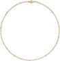 14K Gold Round Lab-Grown Diamond Line Necklace – 4 CTW - Yellow Gold