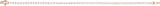 14K Gold Round Lab-Grown Diamond Line Bracelet – 1.6-2.3mm Stones - Rose Gold - view 5