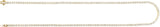 14K Gold Square Lab-Grown Diamond Line Necklace - Yellow Gold - view 2