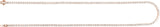 14K Gold Square Lab-Grown Diamond Line Necklace - Rose Gold - view 2