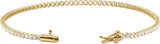 14K Gold Round Lab-Grown Diamond Lightweight Line Bracelet – 1 5/8 CTW - view 8