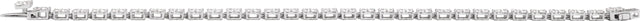 14K Gold Round Lab-Grown Diamond Line Bracelet – 5 1/3 CTW - White Gold - view 4