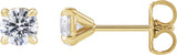 14K Gold Lab-Grown Diamond Round Cocktail-Style Stud Earrings - Yellow Gold