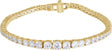 14K Gold Round Lab-Grown Diamond Line Bracelet – 6 CTW - Yellow Gold