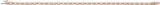 14K Gold Round Lab-Grown Diamond Line Bracelet – 5 1/3 CTW - Rose Gold - view 4