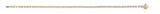 14K Gold Emerald Lab-Grown Diamond Line Bracelet - Yellow Gold - view 3
