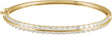 14K Gold Straight Baguette Lab-Grown Diamond Bangle Bracelet - Yellow Gold