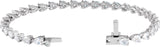 14K Gold Pear Lab-Grown Diamond Line Bracelet - White Gold - view 2