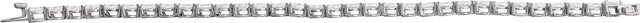 14K Gold Pear Lab-Grown Diamond Line Bracelet - White Gold - view 4