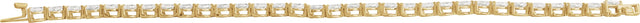 14K Gold Pear Lab-Grown Diamond Line Bracelet - Yellow Gold - view 4