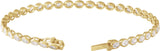 14K Gold Oval Lab-Grown Diamond Line Bracelet - Yellow Gold - view 2