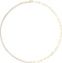 14K Gold Round Lab-Grown Diamond Line Necklace – 3 1/4 CTW - Yellow Gold