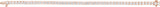 14K Gold Round Lab-Grown Diamond Line Bracelet – 1.8-4.25mm Stones - Rose Gold - view 6