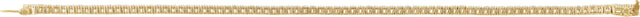 14K Gold Round Lab-Grown Diamond Line Bracelet – 1.8-4.25mm Stones - Yellow Gold - view 8