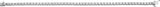 14K Gold Round Natural Diamond Line Bracelet VIII - White Gold - view 4