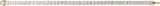 14K Gold Emerald Lab-Grown Diamond Line Bracelet – 10 1/2 CTW - Yellow Gold - view 2
