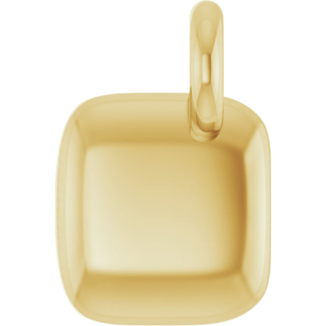 14K Gold Round Lab-Grown Diamond French-Set Bar Necklace - Yellow Gold - view 6