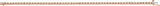 18K Gold Round Natural Diamond Line Bracelet - Rose Gold - view 4