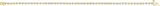 14K Gold Round Natural Diamond Line Bracelet – 2.2mm Stones - Yellow Gold - view 4