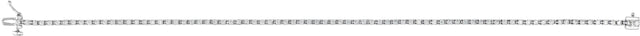 14K Gold Round Natural Diamond Line Bracelet – 1.4-3.1mm Stones - White Gold - view 7