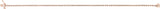 14K Gold Round Lab-Grown Diamond Line Bracelet – 1.4-4.25mm Stones - Rose Gold - view 8