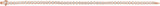 14K Gold Round Lab-Grown Diamond Bezel-Set Bracelet - Rose Gold - view 3