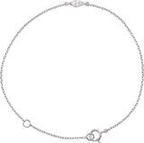 14K Gold Marquise Lab-Grown Diamond Bracelet - White Gold