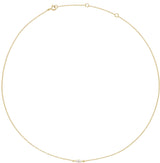 14K Gold Marquise Lab-Grown Diamond Necklace - Yellow Gold