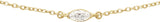 14K Gold Marquise Lab-Grown Diamond Necklace - Yellow Gold - view 2
