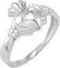 Platinum Claddagh Band