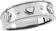 Platinum Claddagh Band – 8mm–8.25mm