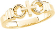 14K Gold Joined By Christ Ring - Yellow Gold