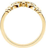 10K Gold Joined By Christ Ring - Yellow Gold - view 2