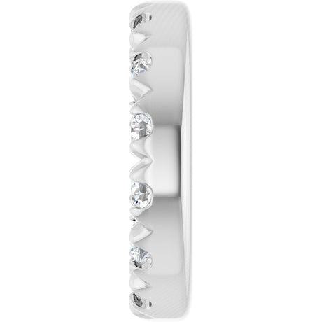 Platinum Natural Diamond French-Set Earring Jackets II - view 2