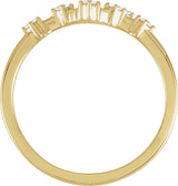 14K Gold Round Natural Diamond Constellation Zodiac Ring - Yellow Gold - view 2