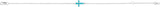 14K Gold Round Natural Turquoise Sideways Cross Bracelet - White Gold - view 2