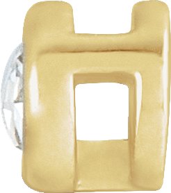 14K Gold Natural Diamond Round Bezel-Set Pendant - Yellow Gold - view 2