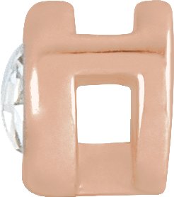 14K Gold Natural Diamond Round Bezel-Set Pendant - Rose Gold - view 2