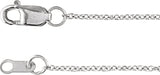 14K Gold Round Natural Diamond Sideways Cross Bracelet – 2mm Stones - White Gold - view 3