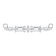 Platinum Bar Necklace – 18.24x3.52mm