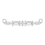 Platinum Bar Necklace – 18.24x3.52mm