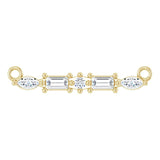 14K Gold Bar Necklace – 18.24x3.52mm - Yellow Gold
