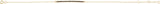 14K Gold Round Natural Blue Sapphire Accented Bar Bracelet - Yellow Gold - view 2