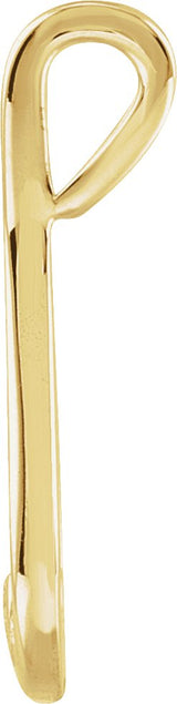 14K Gold Round Natural Diamond The Tears of Christ® Galilee Pendant - White Gold - view 3